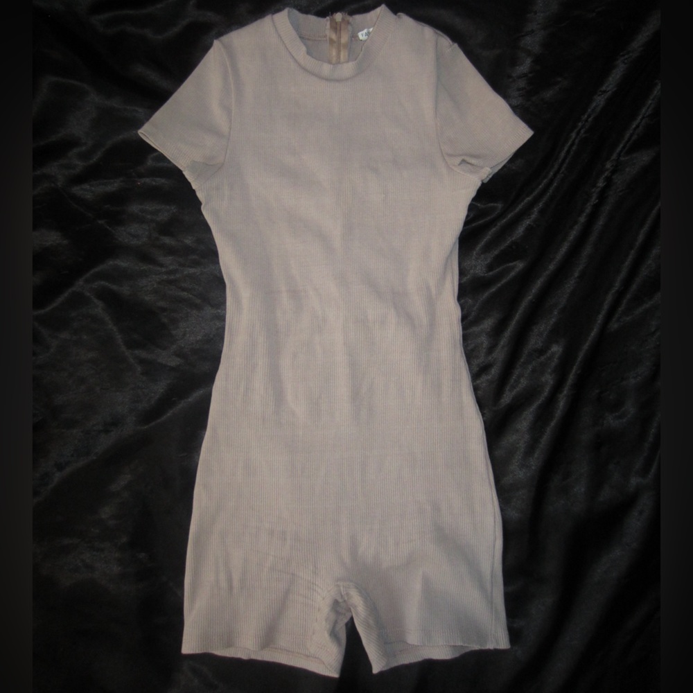 Fashion Nova Classic Nude Romper